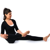 Shroni Chakra - leg rotations from hipMatsya kridasasana